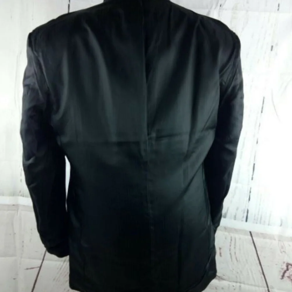 Haggar 42L Suit Blazer Sports Coat Black